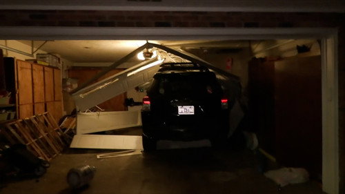 Garage Accident still