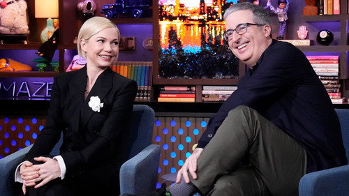 Michelle Williams, John Oliver still