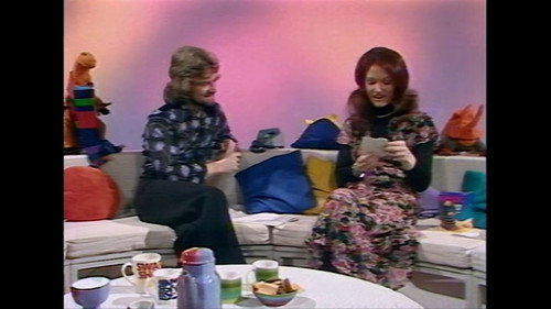 Multi-Coloured Swap Shop: Louise Jameson still