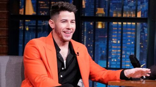 Nick Jonas, Travis Kelce, Finesse Mitchell still