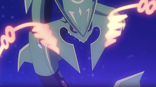 Shocking! Mega Rayquaza and the Mysterious Land!? still