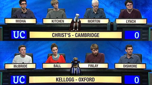 University Challenge Season 45 Episode 7 - Christ's College, Cambridge v Kellogg College, Oxford
