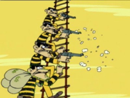 The New Adventures of Lucky Luke Season 1 Episode 34 - High flying Daltons
