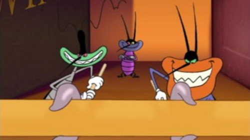 Oggy and the Cockroaches Season 1 Episode 10 - It's a Long Way Down