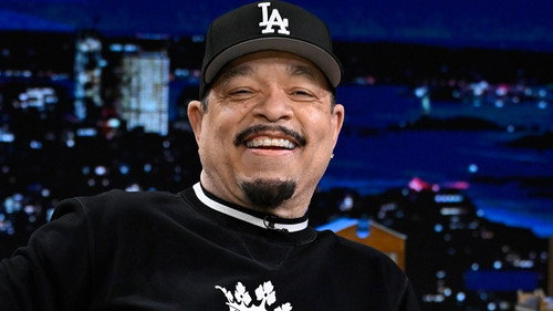Ice T, Betty Gilpin, Pusha T still