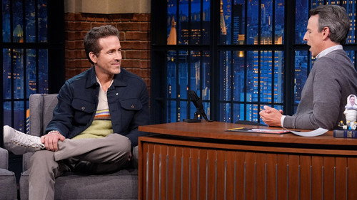 Late Night with Seth Meyers Season 13 Episode 12 - Ryan Reynolds, Emilia Jones