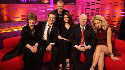 The Graham Norton Show Season 12 Episode 16 - Jeremy Renner, Gemma Arterton, Matt Lucas, Delia Smith, Rita Ora