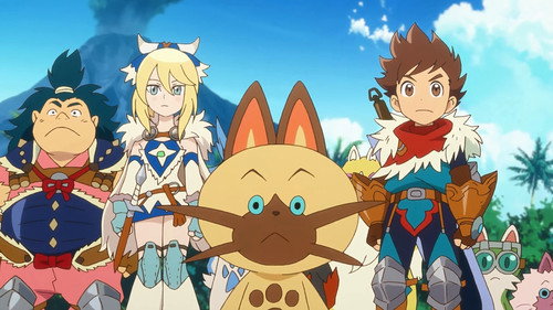 Monster Hunter Stories: Ride On Season 1 Episode 34 - Rainbow Beach Blockade!
