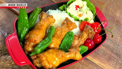 BENTO EXPO Season 5 Episode 10 - Braised Chicken Wing Bento & Stuffed Mushroom Bento