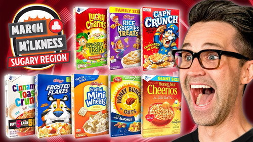 March Milkness Taste Test: Sugary Cereals still