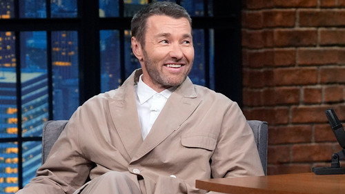 Joel Edgerton, Elle Fanning, Edgar Wright still