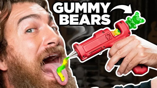 Putting Weird Things In A Hot Glue Gun (Test) still