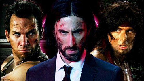 Epic Rap Battles of History Season 7 Episode 3 - John Wick vs John McClane vs John Rambo