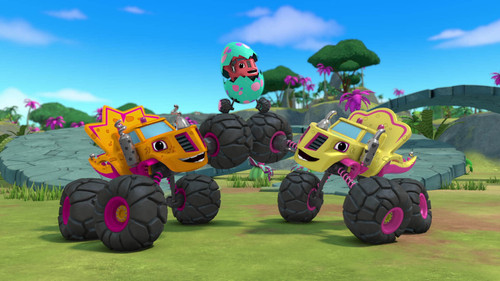 Blaze and the Monster Machines Season 9 Episode 1 - Dino Smash!