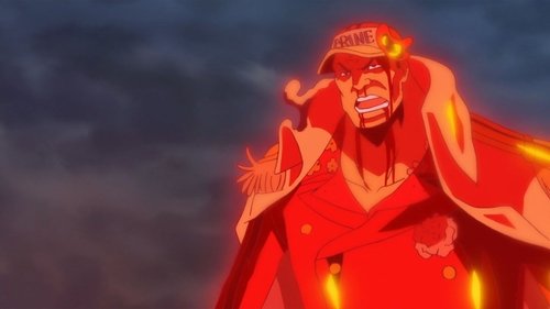 Akainu's Tenacity! The Fist of Magma Attacks Luffy still