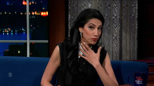 David Byrne, Huma Abedin still