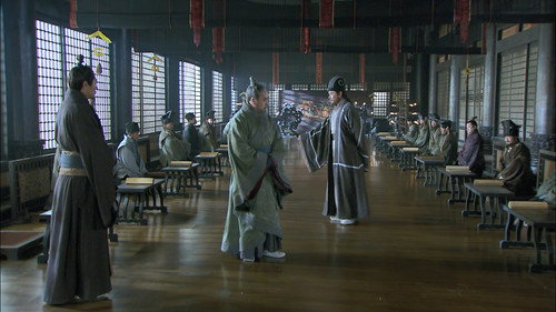 Zhuge Liang argues with the scholars still