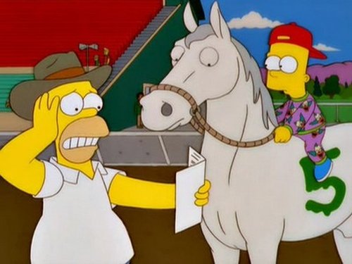 The Simpsons Season 11 Episode 13 - Saddlesore Galactica