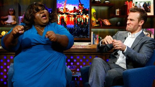 James Van Der Beek & Gabourey Sidibe still