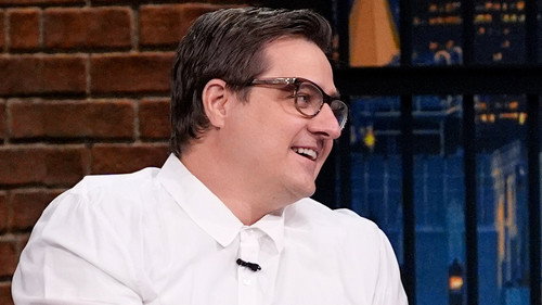 Chris Hayes, Meg Stalter, Caro Claire Burke still