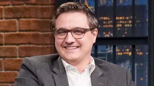Chris Hayes, Geraldine Viswanathan, Matt Goldich still