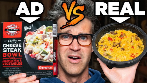 Frozen Food Ads vs. Real Life Food (Test) still