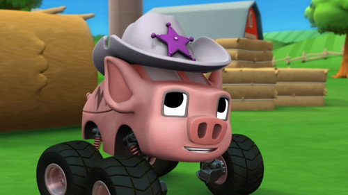 Blaze and the Monster Machines Season 2 Episode 9 - Piggy 500