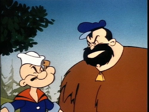 Popeye and Bigfoot still