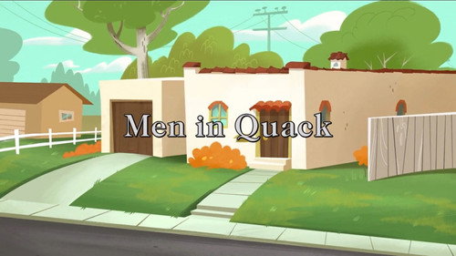 Men in Quack still
