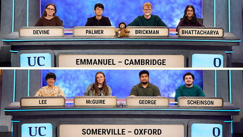 University Challenge Season 56 Episode 12 - Emmanuel College, Cambridge v Somerville College, Oxford