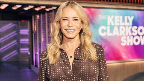 Chelsea Handler, Clarence Maclin, Drew & Ellie Holcomb still