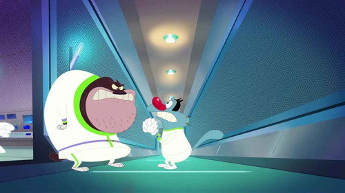 Oggy and the Cockroaches Season 6 Episode 84 - Housework in Orbit