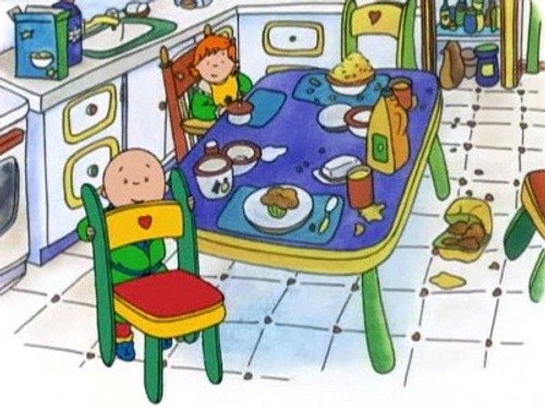 Caillou Season 1 Episode 44 - Caillou's Surprise Breakfast