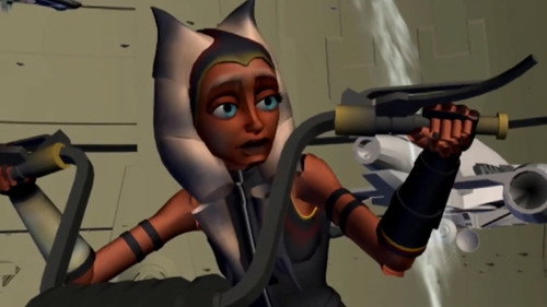 Story Reel: Ahsoka on a Speeder still