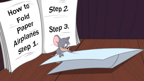 The Tom and Jerry Show Season 2 Episode 7 - The Paper Airplane Chase