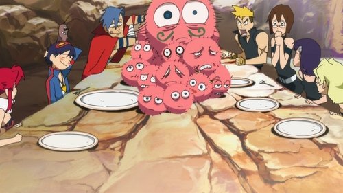 Gurren Lagann Season 1 Episode 4 - Having Lots of Faces Doesn't Make You Great!
