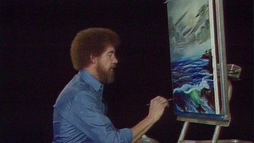 The Joy of Painting Season 2 Episode 9 - Black and White Seascape