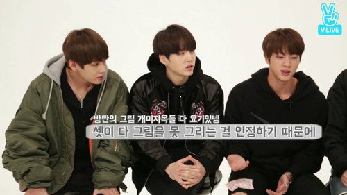 BTS GAYO Season 2 Episode 2 - Track 11: Relay to Draw Pictures of K-pop Songs