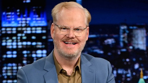 Jim Gaffigan, Betty Gilpin, Mary Ellen Matthews, Adam Lambert still