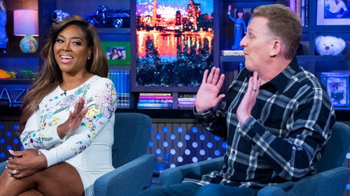 Kenya Moore & Michael Rapaport still