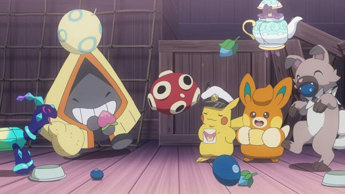 Pokémon Horizons Season 1 Episode 30 - Slip and Crash! A Mystery Pokémon?!