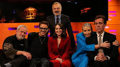 The Graham Norton Show Season 26 Episode 15 - Robert Downey Jr, Emma Thompson, Hugh Laurie, Terry Gilliam, Sara Bareilles