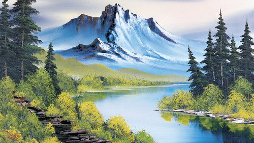 The Joy of Painting Season 9 Episode 9 - Mountain Path