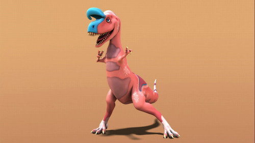King Cryolophosaurus still