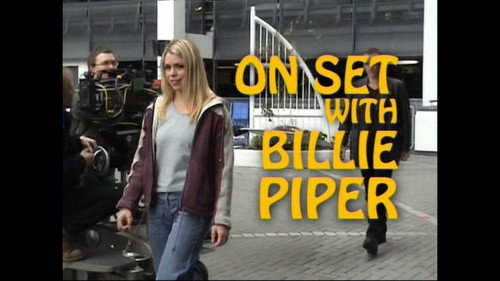 On Set With Billie Piper still