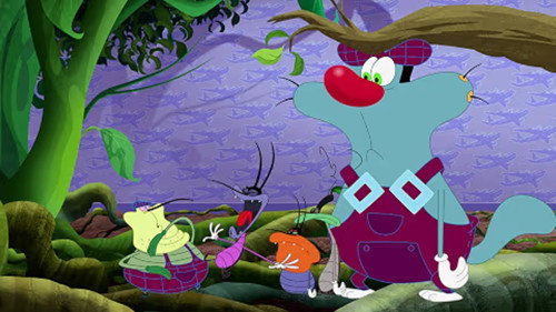 Oggy and the Cockroaches Season 7 Episode 45 - A Roachneck Cousin