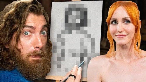 We Sketch A Live Nude Model still