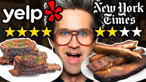 Yelp Review vs. Food Critic Taste Test still