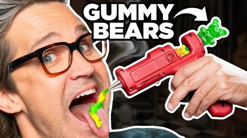Putting Weird Things In A Hot Glue Gun (Throwback) still
