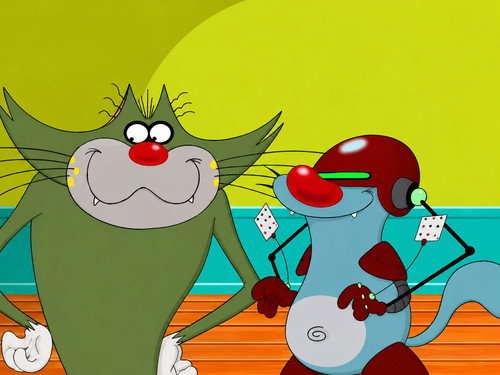 Oggy and the Cockroaches Season 2 Episode 9 - The Techno-files